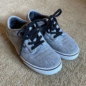 Gray VANS shoes - like new!